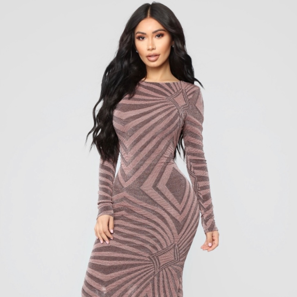 Rose Gold Mermaid Dress